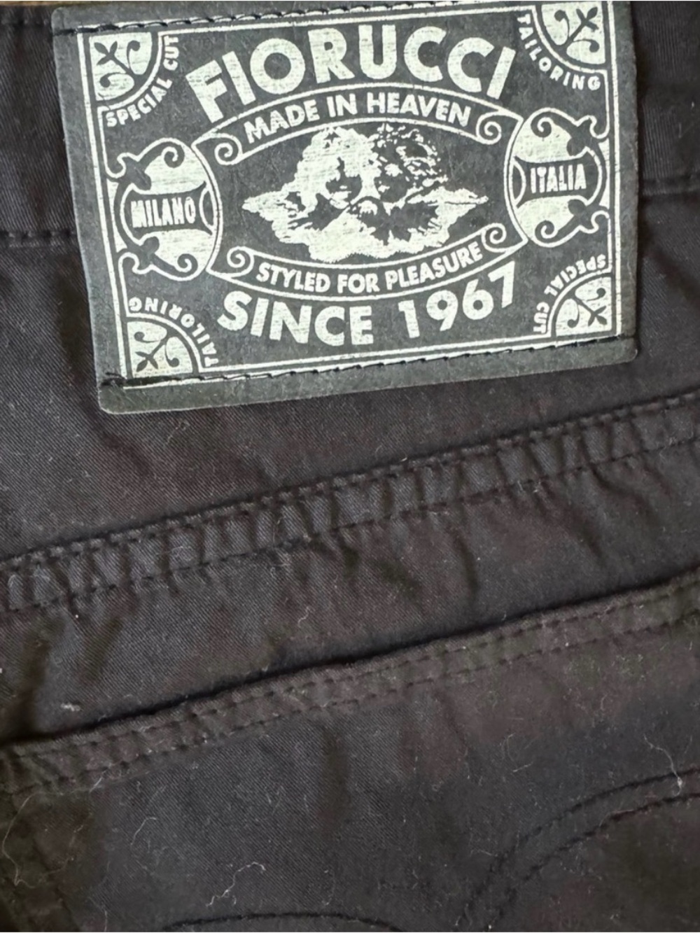 Fiorucci skinny black jeans